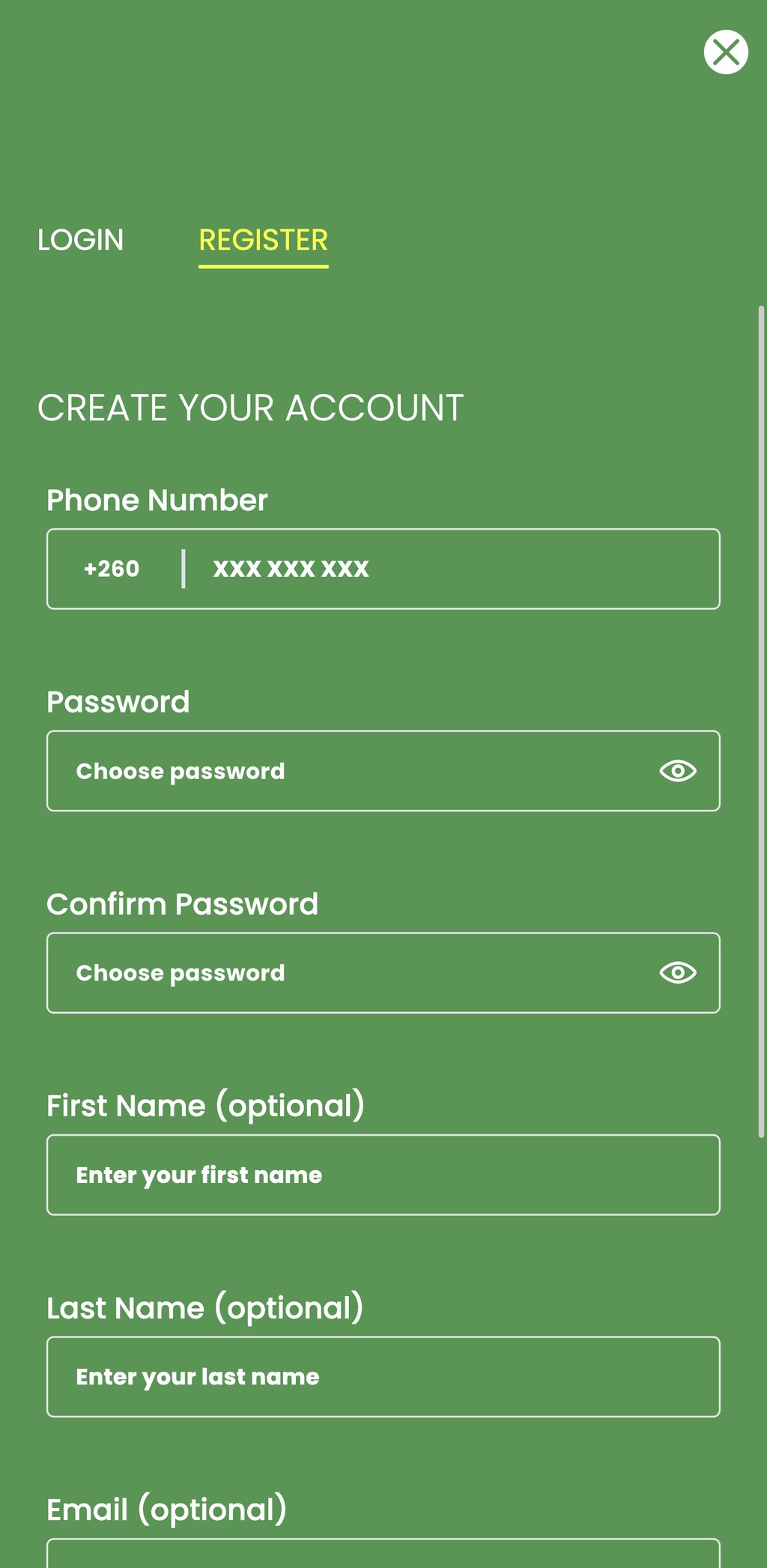 BetLion registration
